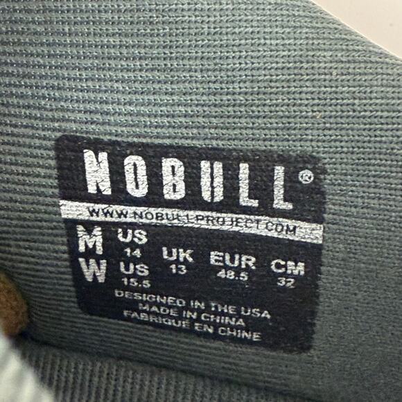 Nobull Leather Trainer Shoes Coffee Dark M 14 W 15.5 CrossFit weightlifting main image 5